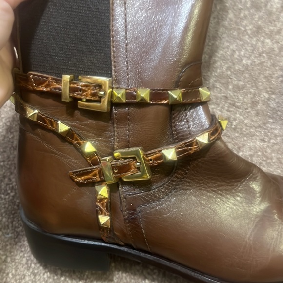 Moda in Pelle Brown Stretch Boots 37 (6) - Picture 2 of 8